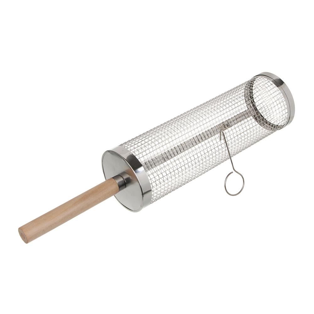 Решетка-гриль для овощей тм GRILLBOOM, цилиндр, с мелкой сеткой 250гр, 30х9,5см - #3