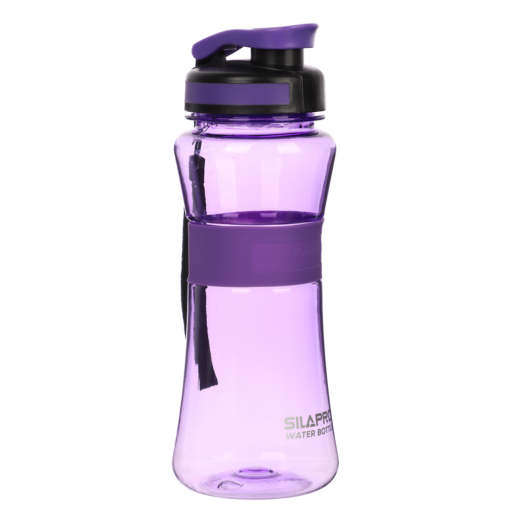 SILAPRO Спортивная бутылка с сеточкой 22х8см, 700мл, силикон, PC - #13