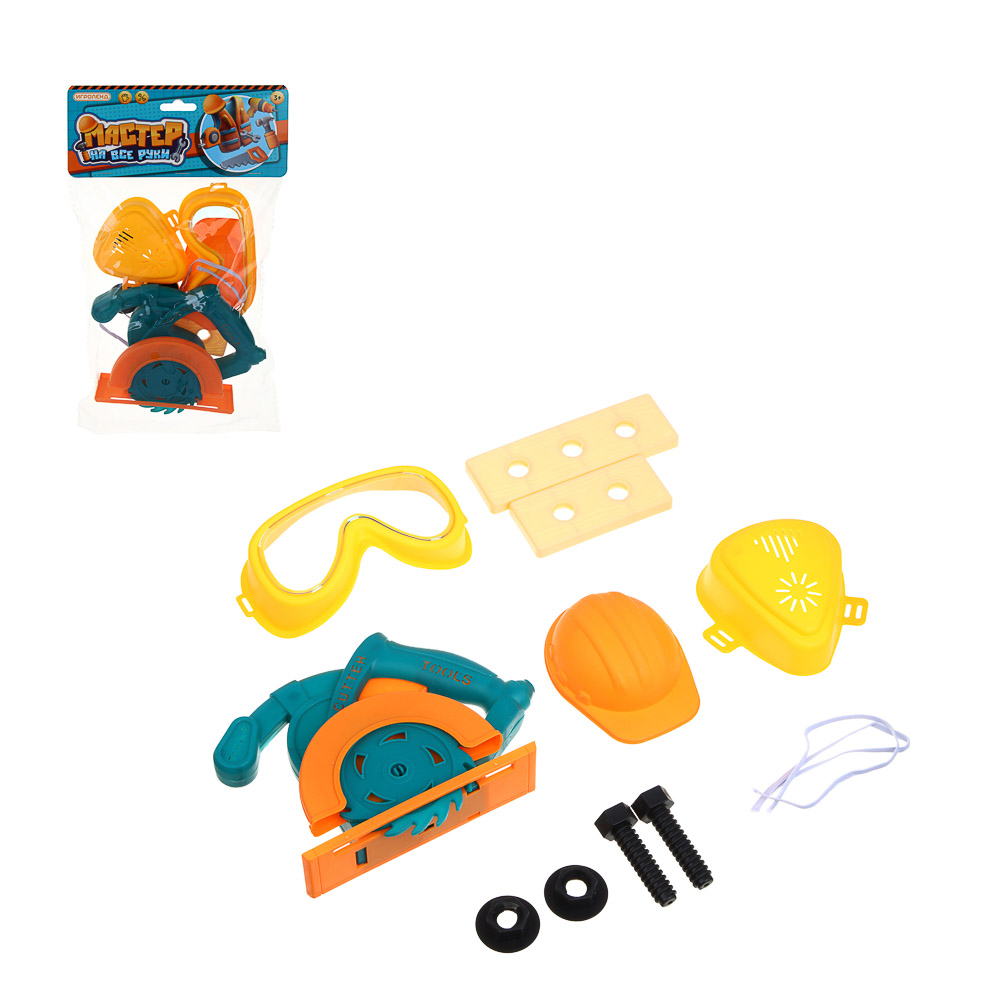 ИГРОЛЕНД Набор игрушечных инструментов "Мастер на все руки", PP, 19x4х29 см, 2 дизайна - #1