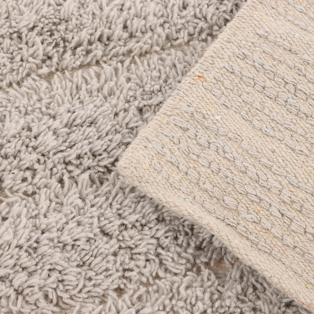 Коврик для ванной 40х60см Delhi серый, хлопок, SWM-6000-GR-B - #4