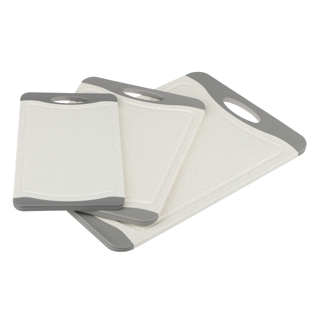 SATOSHI Женева Набор досок разделочных 3шт 36,5х24,5х0,8 см; 29х20х0,8 см; 25х14,5х0,8 см, пластик - #3