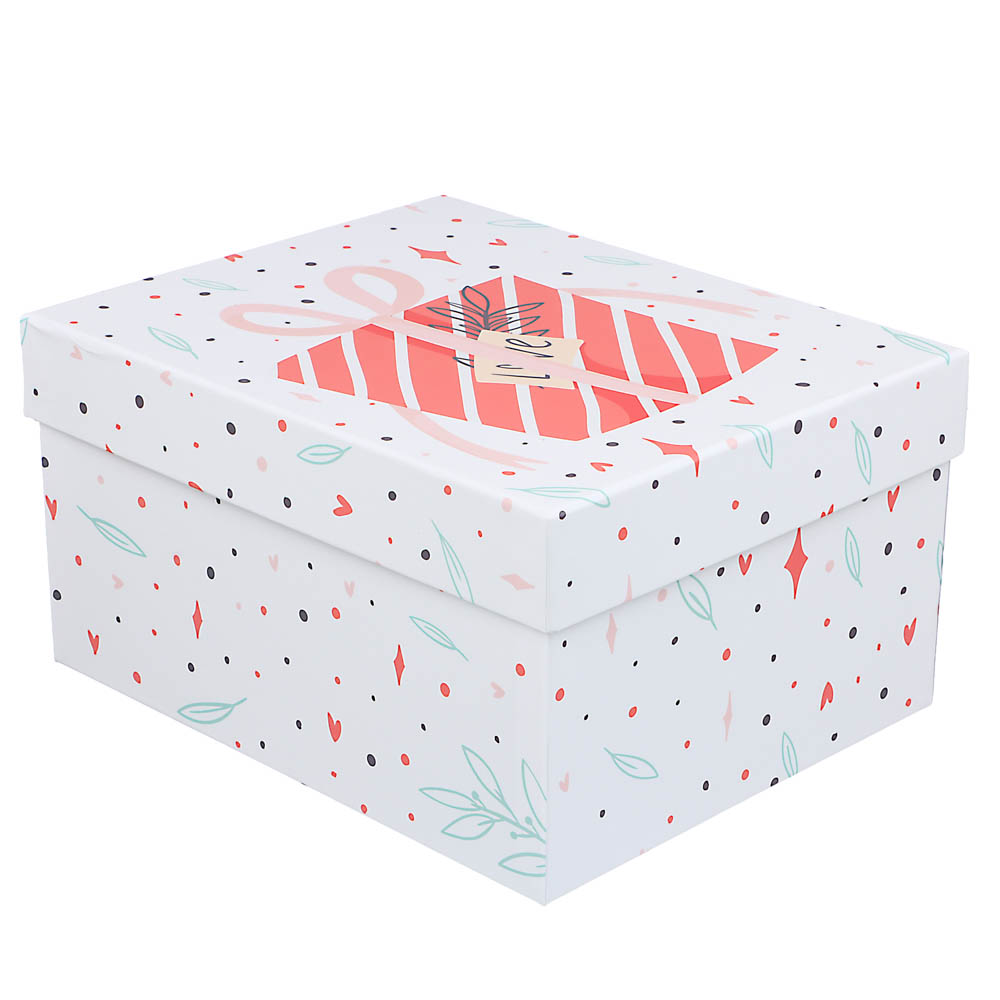 Коробка подарочная Love 21х17х11 см - #1