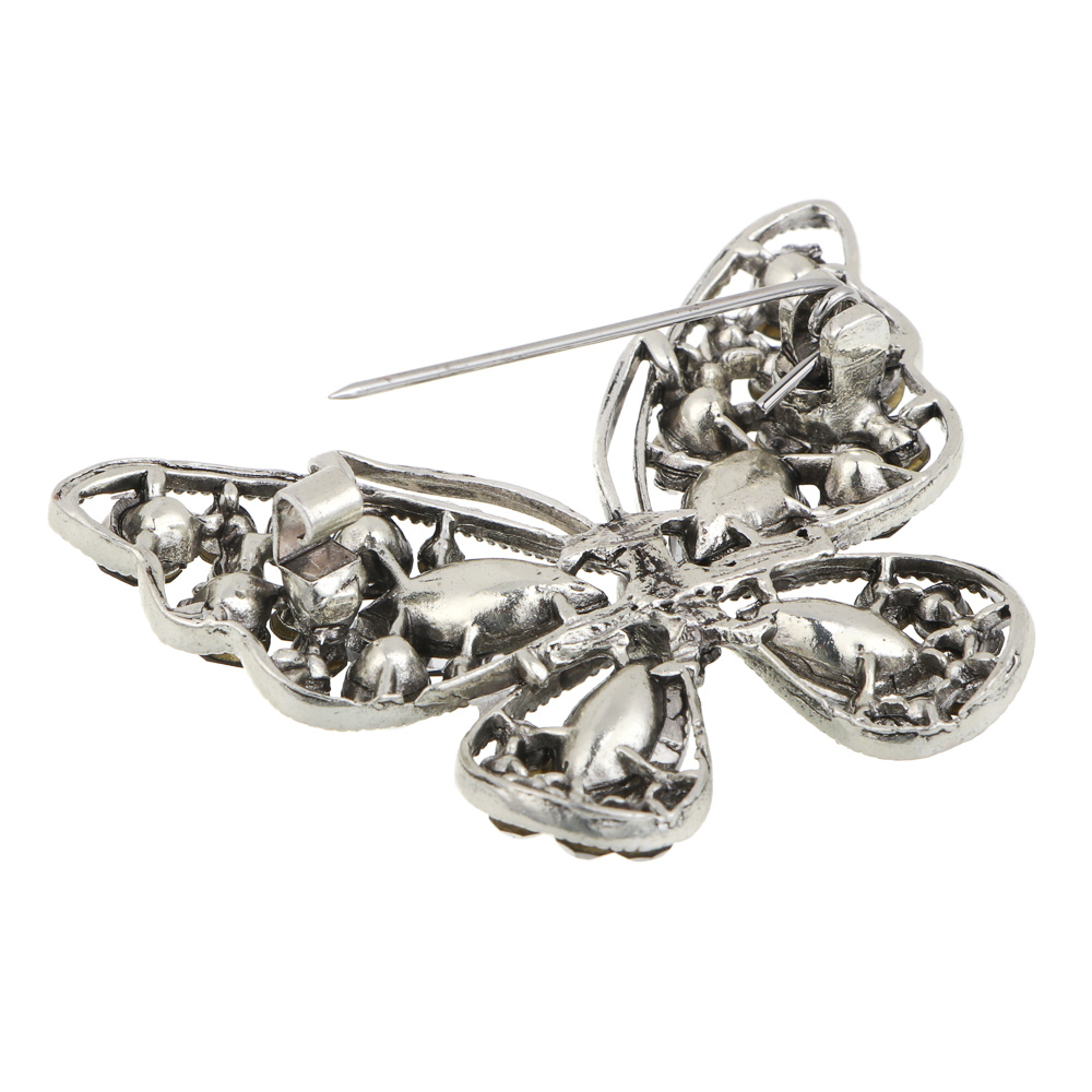 Брошь бабочка, сплав, 2 дизайна, БЖ25-21 - #5