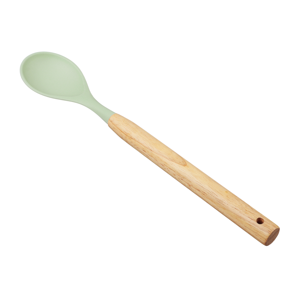 Набор кухонных принадлежностей SATOSHI Аллон, 12пр., оливковый, силикон - #4