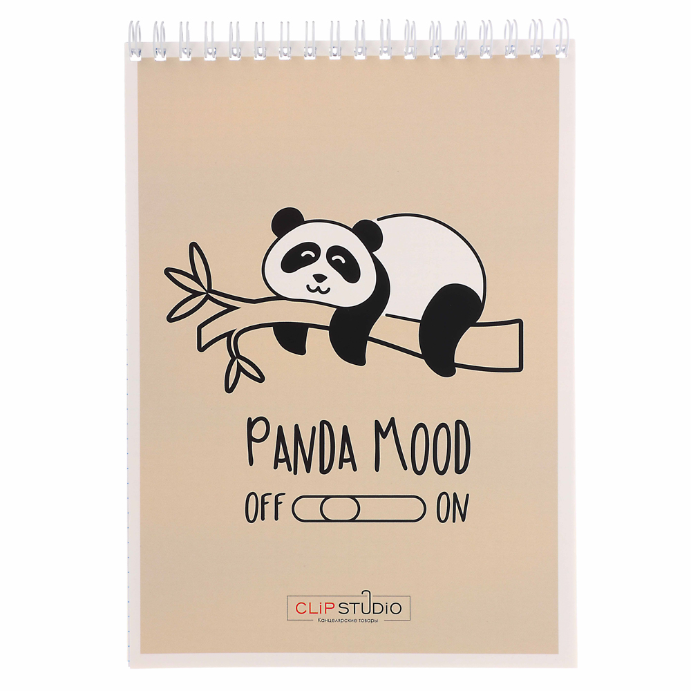 ClipStudio Блокнот А5, 40 листов, офсет, обложка картон, спираль, в клетку 8 диз. - #24