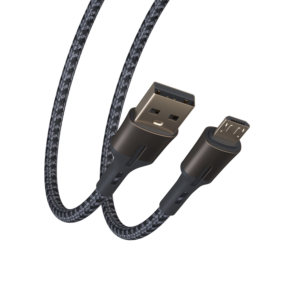 BY Кабель для зарядки Авангард Micro USB, 2м, 3А, Быстрая зарядка QC 3.0, черный - #5