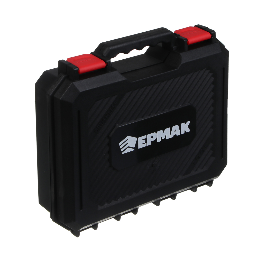 ЕРМАК Дрель-Шуруповерт бесщеточный в кейсе, 2 АКБ, 20в/2А, короткий корпус - #9