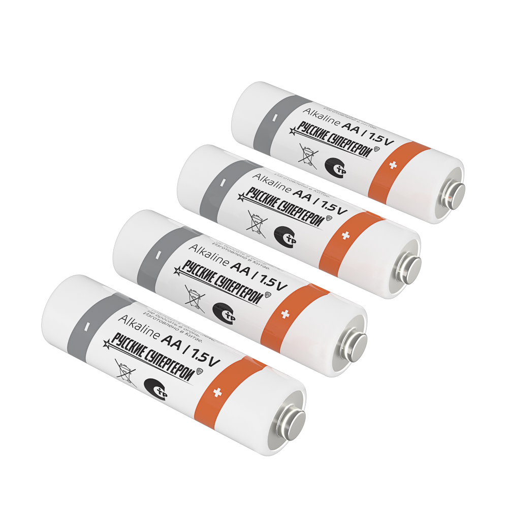 Батарейки AA BY Promo (LR06) 4шт в блистере, щелочные 1.5V - #6