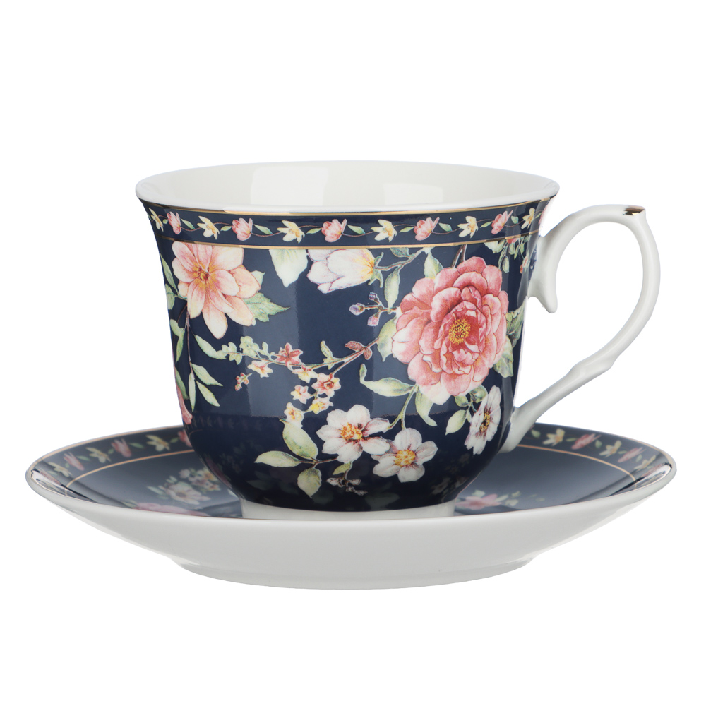 Набор чайный 4 пр., 225мл, MILLIMI, Кобальт, фарфор - #1