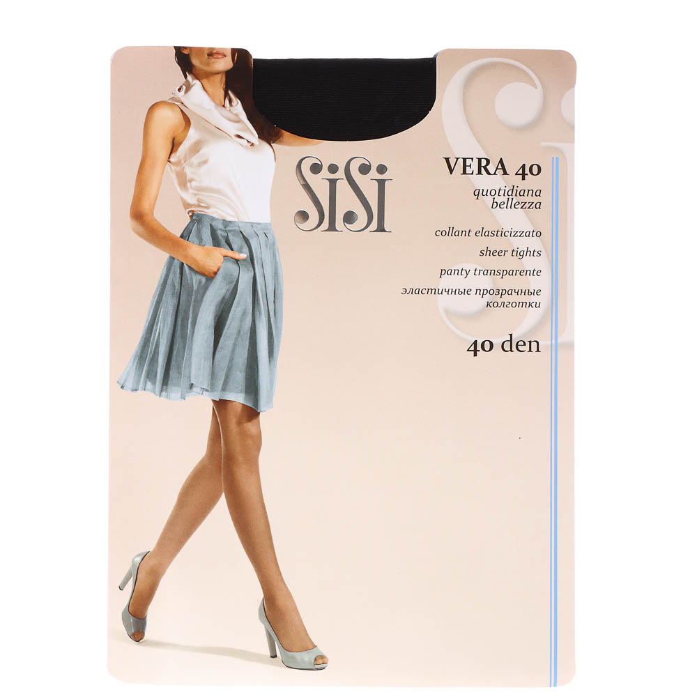 Колготки женские Sisi 40 DEN, размер 5 Maxi, цвет Nero - #1