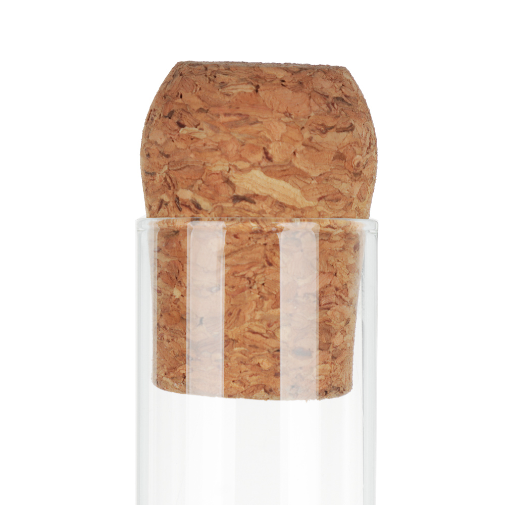 VETTA Сито-колба для заваривания чая 3х15см, стекло, пробка - #2