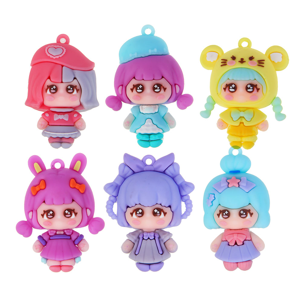 ХОББИХИТ Набор для творчества "Шарик с куколкой" с браслетом, 8,5х7х8см, 6 дизайнов - #2