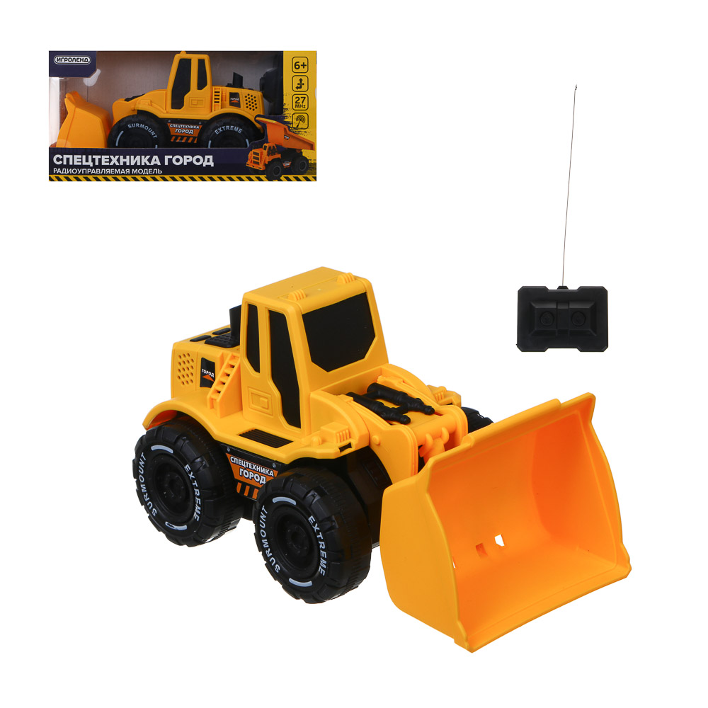 ИГРОЛЕНД Техника радиоуправляемая Город, 2-канальный, пульт, 4хАА, PP, 19,5х8,5х9,5 см, 3 дизайна - #1