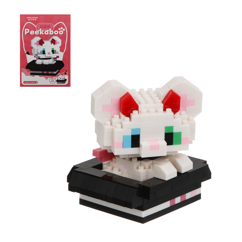 Конструктор мини 3D "Любимчик в коробке", ABS, 8х4,5х11,5см, 12 видов - #1