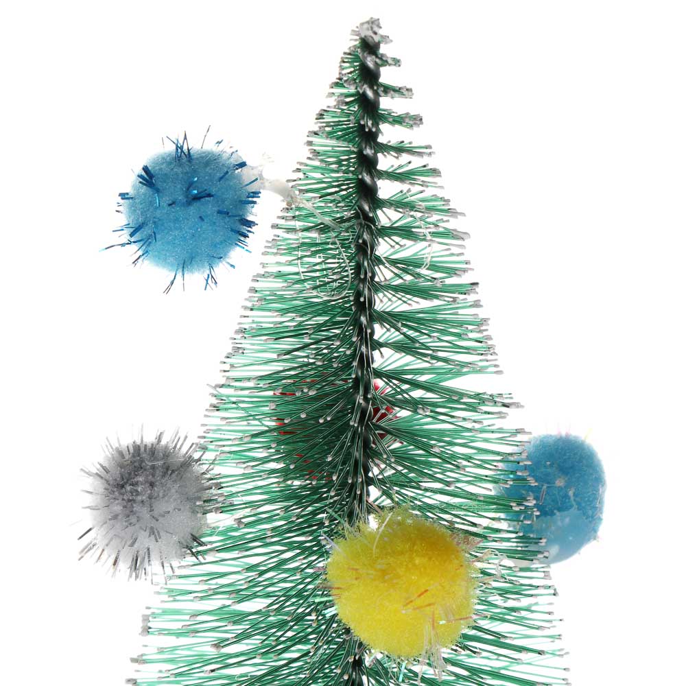 СНОУ БУМ Елка ершик, зеленая, 20 см, пластик, дерево, 26-54 - #2