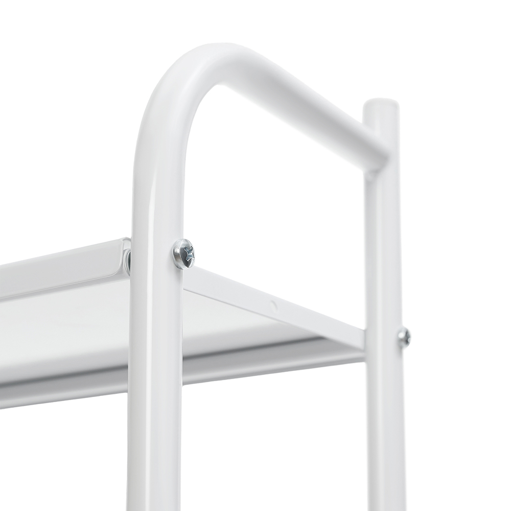 Стеллаж с полками над стиральной машиной, металл, 68,5х26х15,6см, металл, белый - #7