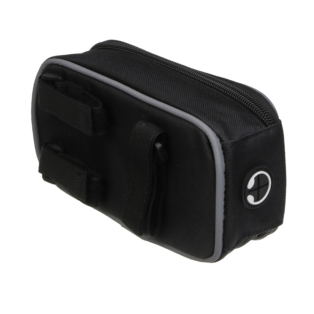 Велосумка на руль, тм BY SPORT, 18х8см, оксфорд 600D, ПВХ, черная - #4