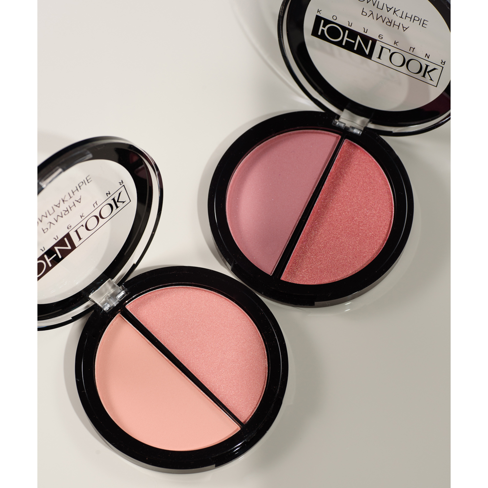ЮНИLOOK Румяна компактные, 4,6гр, 2 тона, РК-19 - #7