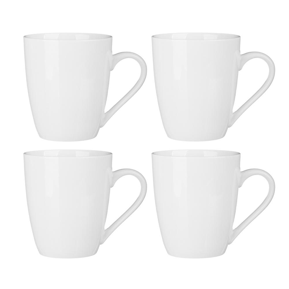 MILLIMI Сонет Набор стол.посуды 16пр (тар26см*4, тар22см*4, салатн15см*4, кружка350мл*4), фарфор - #11