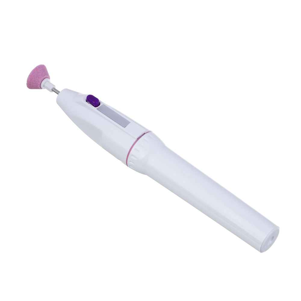 LEBEN Набор для маникюра, 1xАА не в компл., 5 насадок, 1 скорость - #7