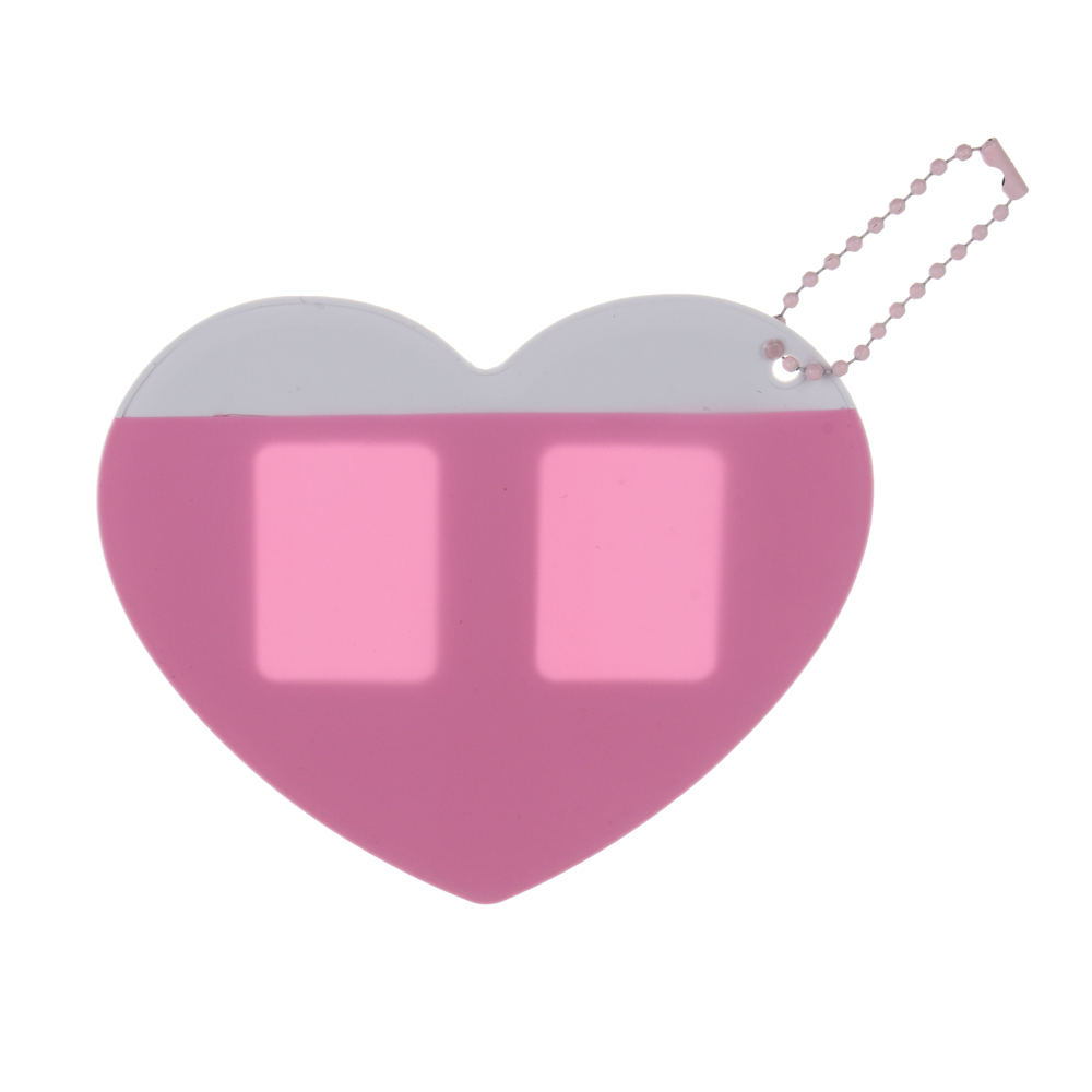 Брелок для фото тм Fntastic "Сердце", PVC,  9x10,6 см, 3 цвета - #5