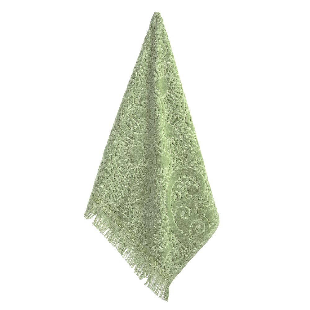 PROVANCE Эвкалипт Полотенце махровое, 100% хлопок, 50х90см, 450гр/м, зеленый - #11
