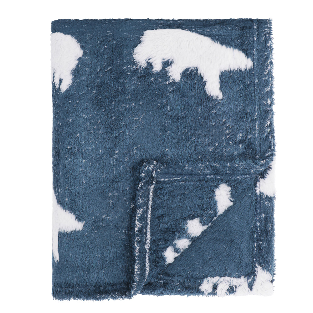 PROVANCE Нордик Плед с принтом, 130х170см, 100% полиэстер - #1