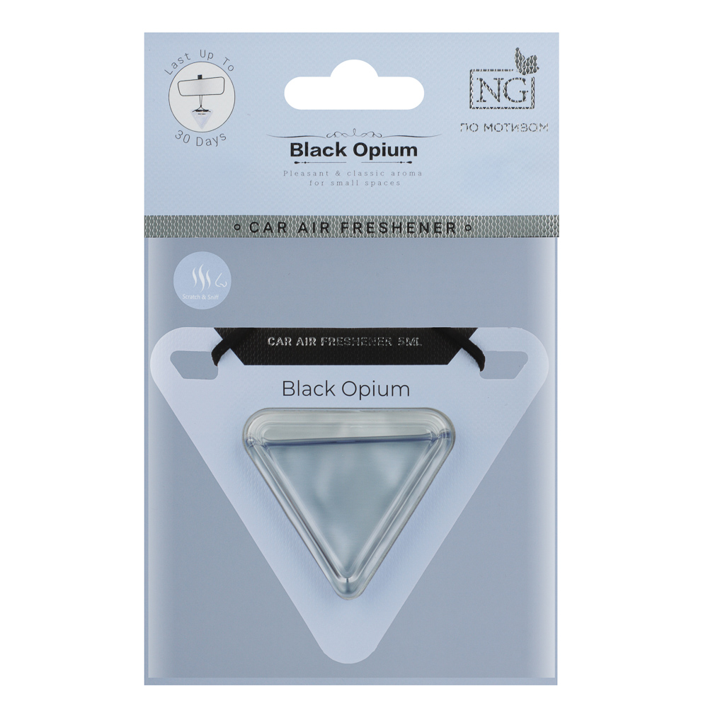 Ароматизатор подвесной тм NEW GALAXY, CRYSTAL 5 мл, Black Opium - #1