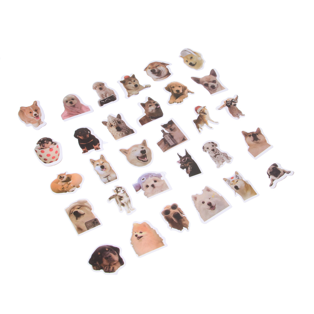 ИГРОЛЕНД Игрушка сюрприз "Мемные животные" стикеры 30штук, 9х11см - #5