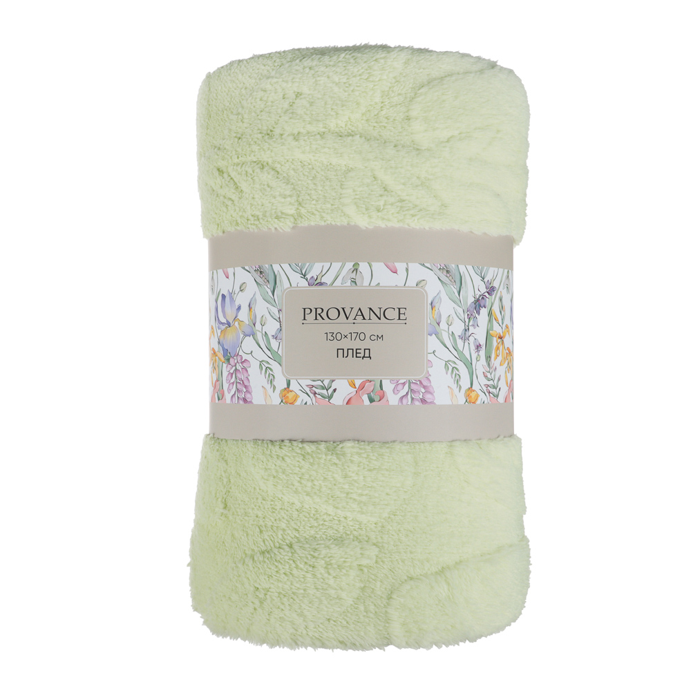 PROVANCE Ботаника Плед с узором 130х170см, 100% полиэстер, 3 цвета - #10