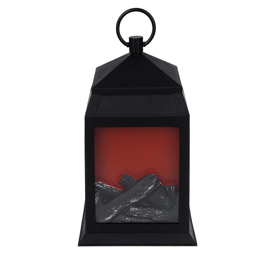 Светильник - камин декоративный LED тм СНОУ БУМ, 15,7x13,8x26см, PP, стекло, 3хАА, 1 режим - #4