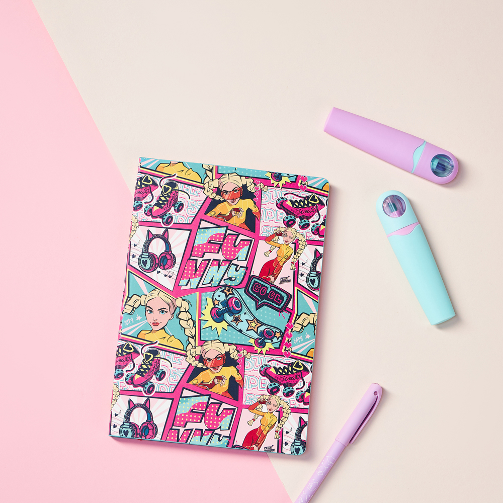 BY Русские Супергерои Бизнес - блокнот А5, 192стр., гибкая обл., цв.срез, закл., "Заря Фэшн" - #7