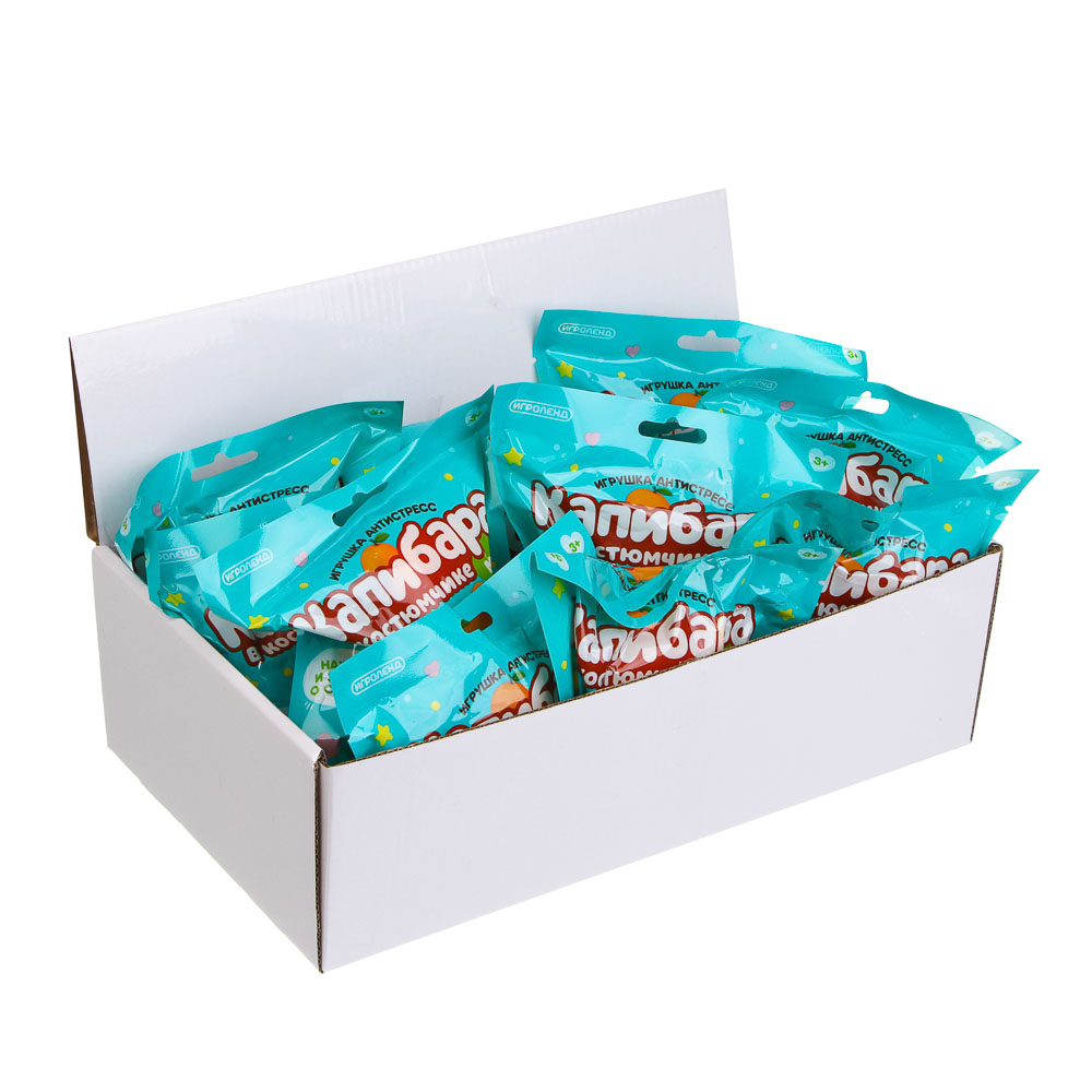 ИГРОЛЕНД Игрушка-антистресс, мялка "Капибара в костюмчике", 10х6,5см, TPR, 4 дизайна - #5