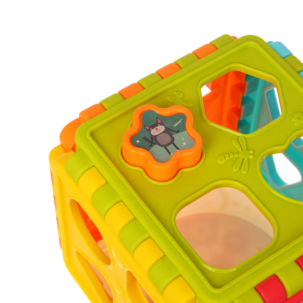 Развивающая игрушка сортер ИГРОЛЕНД "Бизикуб", PP, 8,2х8,2х8,2см - #15