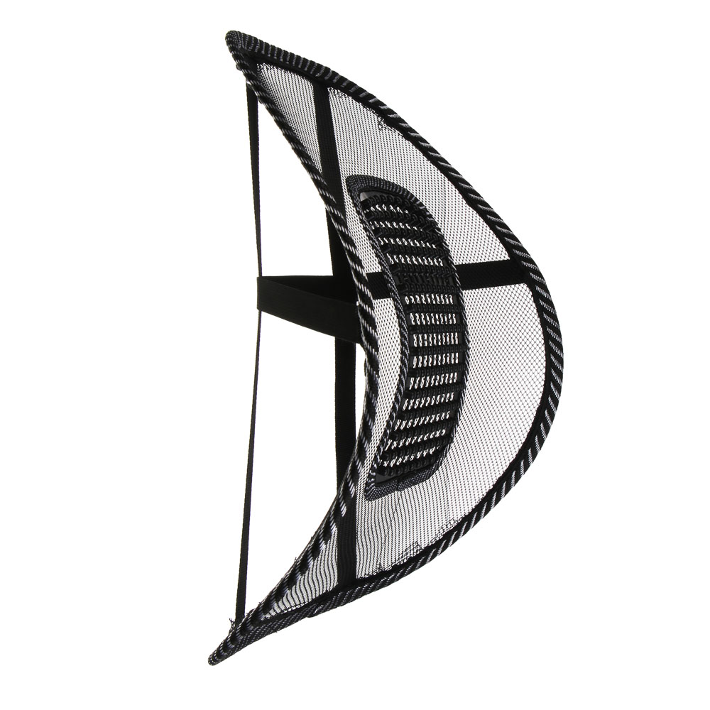 Ортопедическая спинка на сиденье тм ЕРМАК, с массажером на сиденье, 36,5x39 см - #5