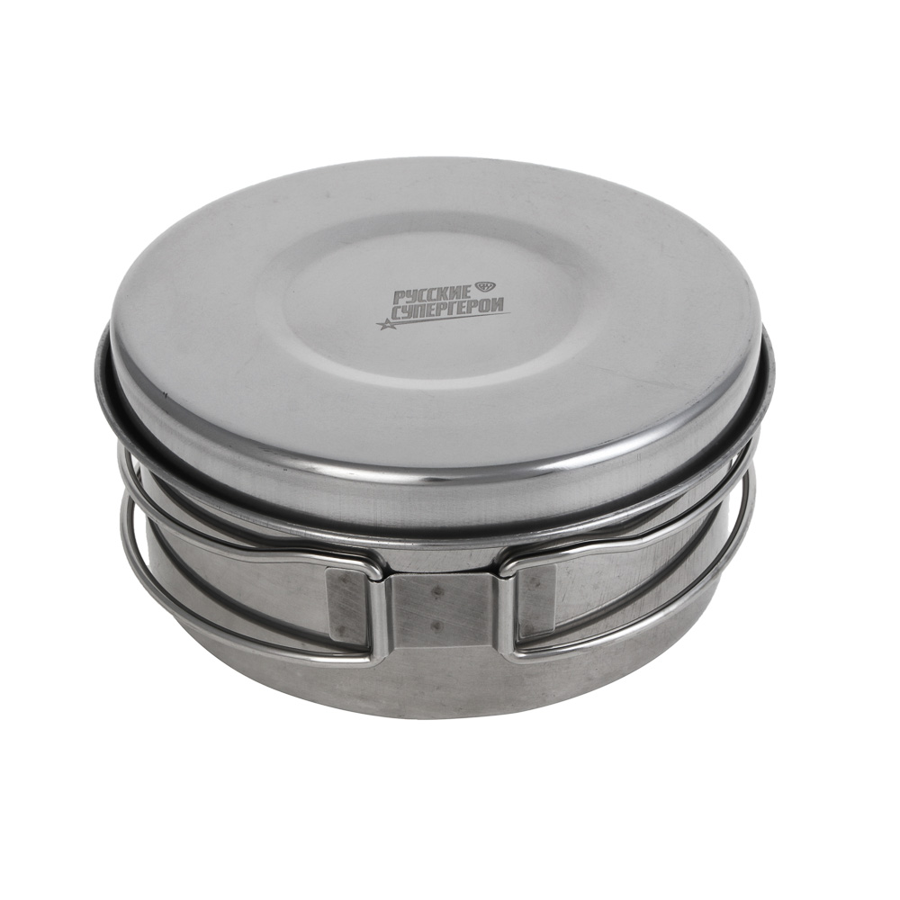 Набор туристической посуды тм РУССО ТУРИСТО, 8 предметов, в чехле, нерж.сталь - #8