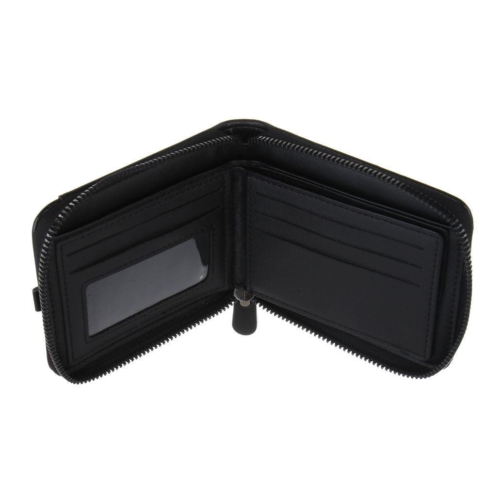 Портмоне для карт и купюр на 12 отделений на молнии тм ЮL Wolt, ПУ, 12x8,5x2,5см, 2 цвета, WW-906 - #4