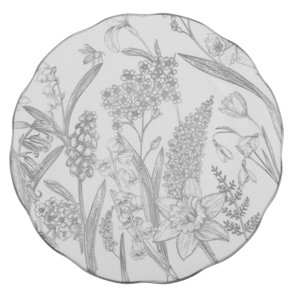 Тарелка подстановочная 26,7см, тм MILLIMI, Мидоу, фарфор - #1