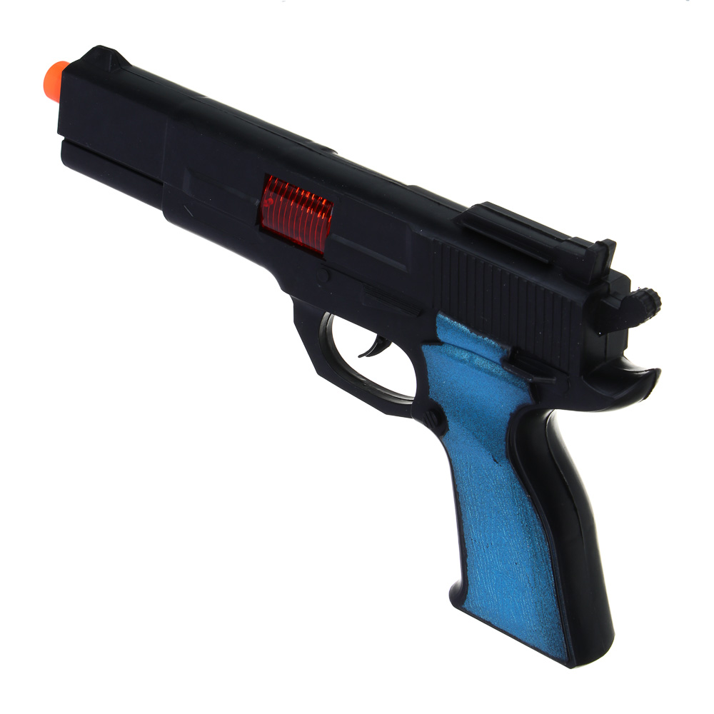 ИГРОЛЕНД Пистолет, трещотка, пластик, 15,5х3х29 см, 2 дизайна - #6