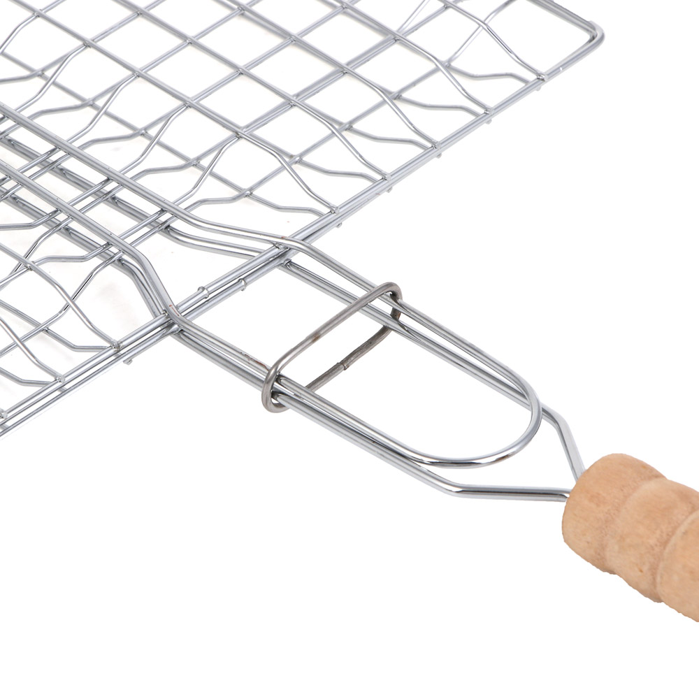 Решетка-гриль хром. тм GRILLBOOM, 20х24х2см, эконом - #3