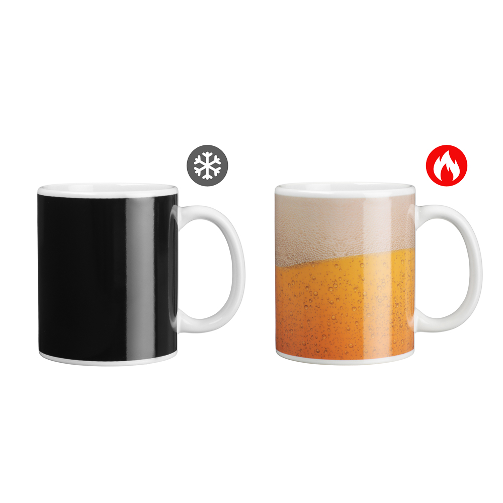 MILLIMI Пиво Кружка 350мл с терморисунком, керамика - #2