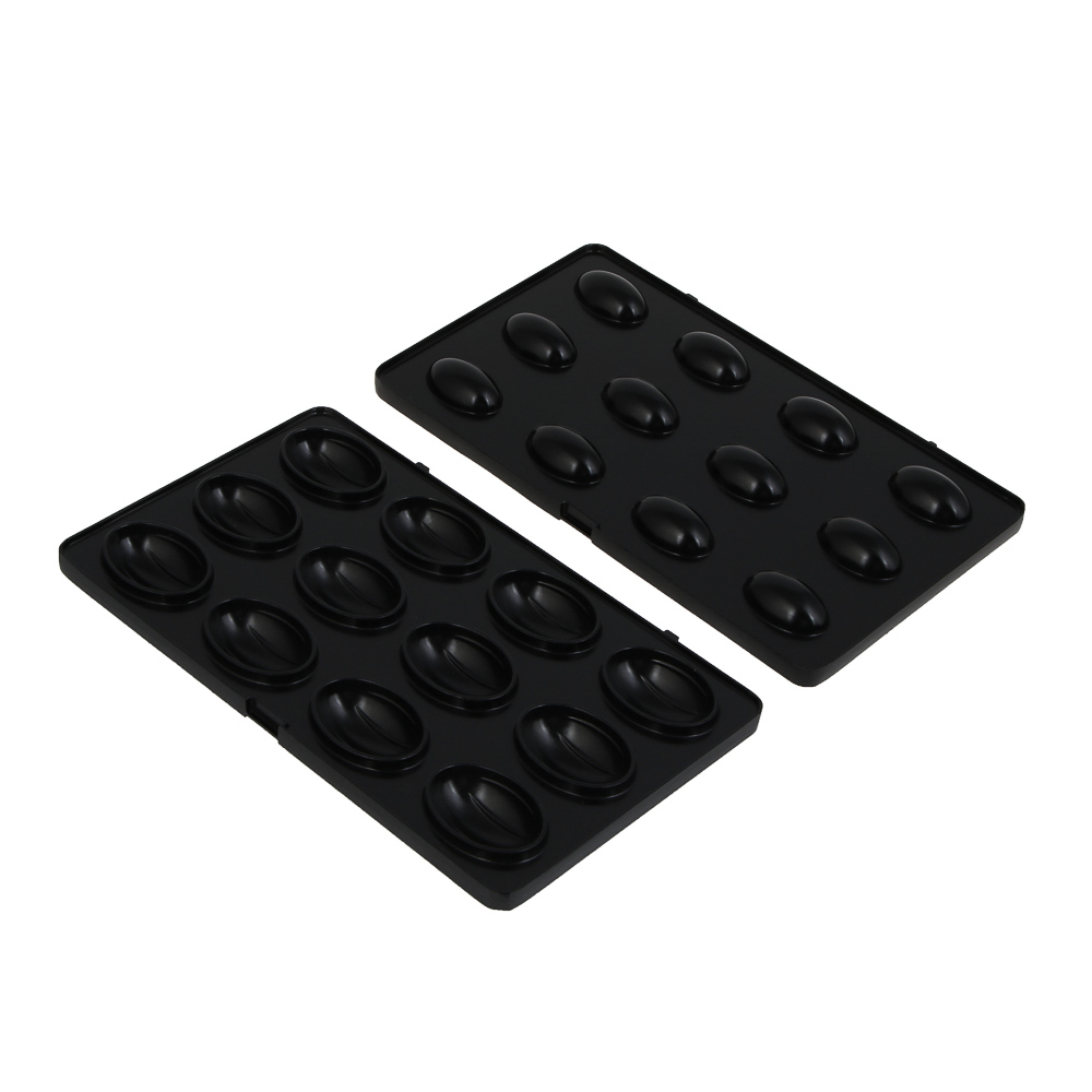 LEBEN Мультипекарь 3-в-1, 1000 Вт, 3 съёмных панели (орешки, венские вафли, гриль) - #12