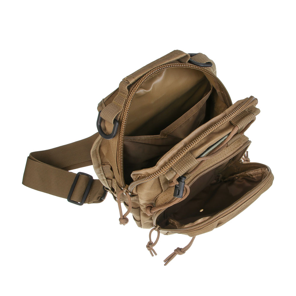 РУССО ТУРИСТО Сумка тактическая наплечная, 44,5х22х9 см, нейлон - #6