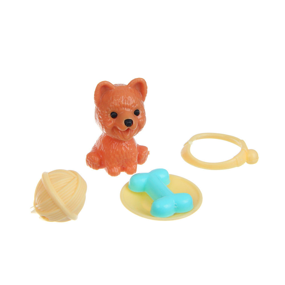 ИГРОЛЕНД Кукла 15 см с акс. и питомцами, PVC, PP, ABS, 45х8х24 см - #8