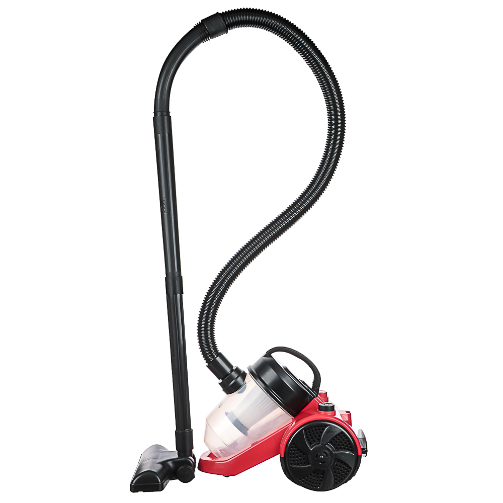 Пылесос, проводной, до 1000 Вт, 1 насадка, Hepa фильтр, 2 литра, 220В, пластик, металл, красный - #2