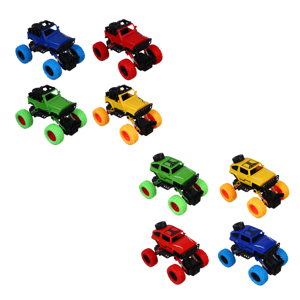 ИГРОЛЕНД Машина "Пустынный багги", инерция, колеса на пружинах, PP, TPR, 14х10х10 см, 4 дизайна - #2