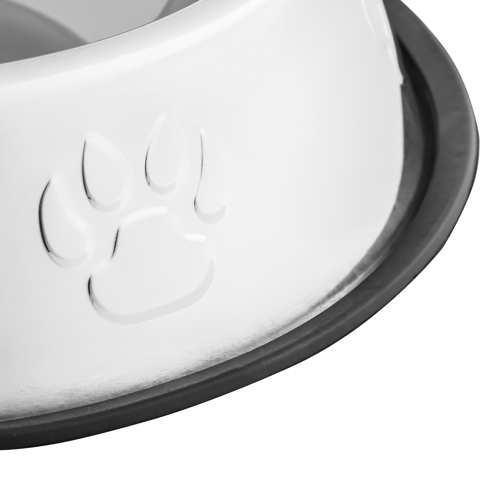 VETTA Миска для домашних животных, нерж. сталь, на резинке, 18х5 см, 400 мл. - #2