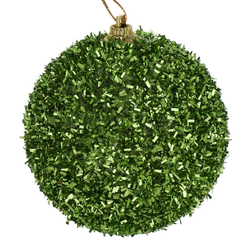 СНОУ БУМ Елочная игрушка, диаметр 8 см, зеленый, пластик - #1