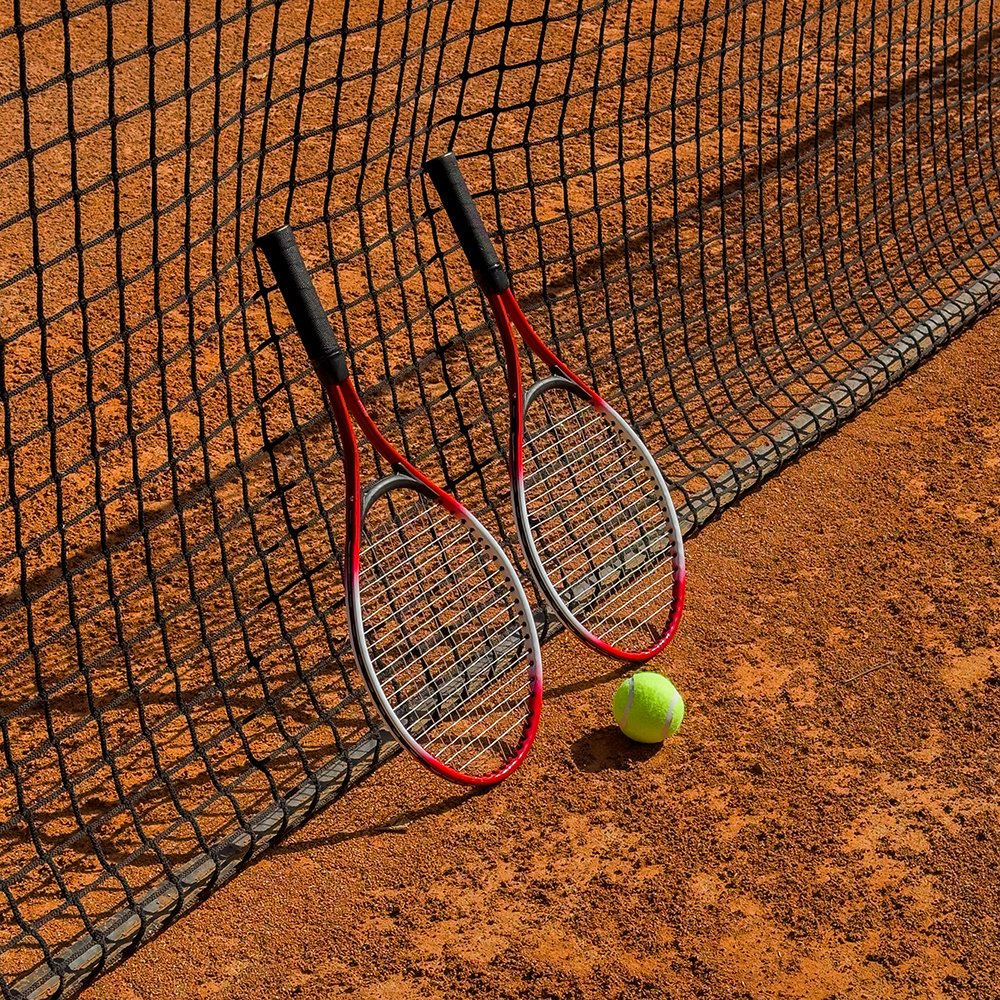 Набор для большого тенниса: 2 ракетки, мяч, в чехле, металл, пластик, SILAPRO - #10