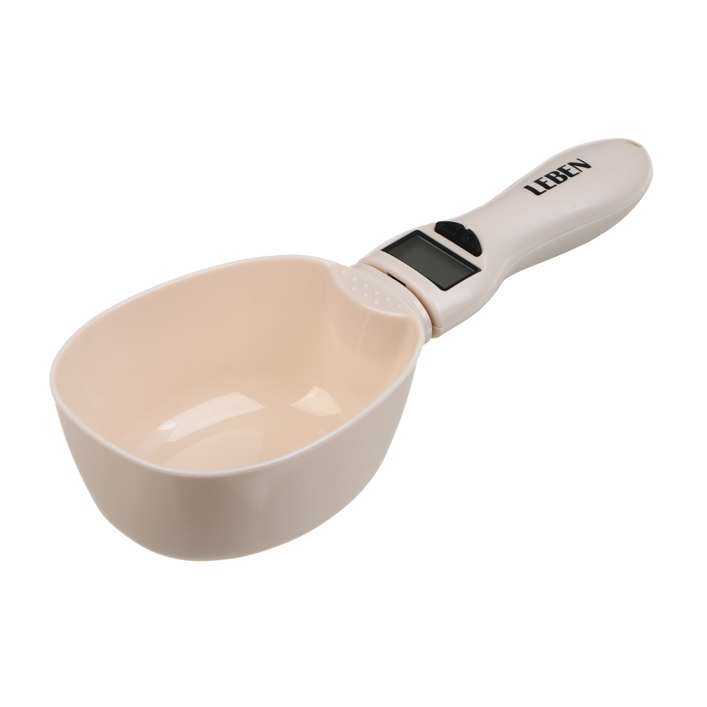 LEBEN Весы-ложка электронная, чаша 300мл, точность 1гр, LED дисплей, CR2032 (в компл.) - #5
